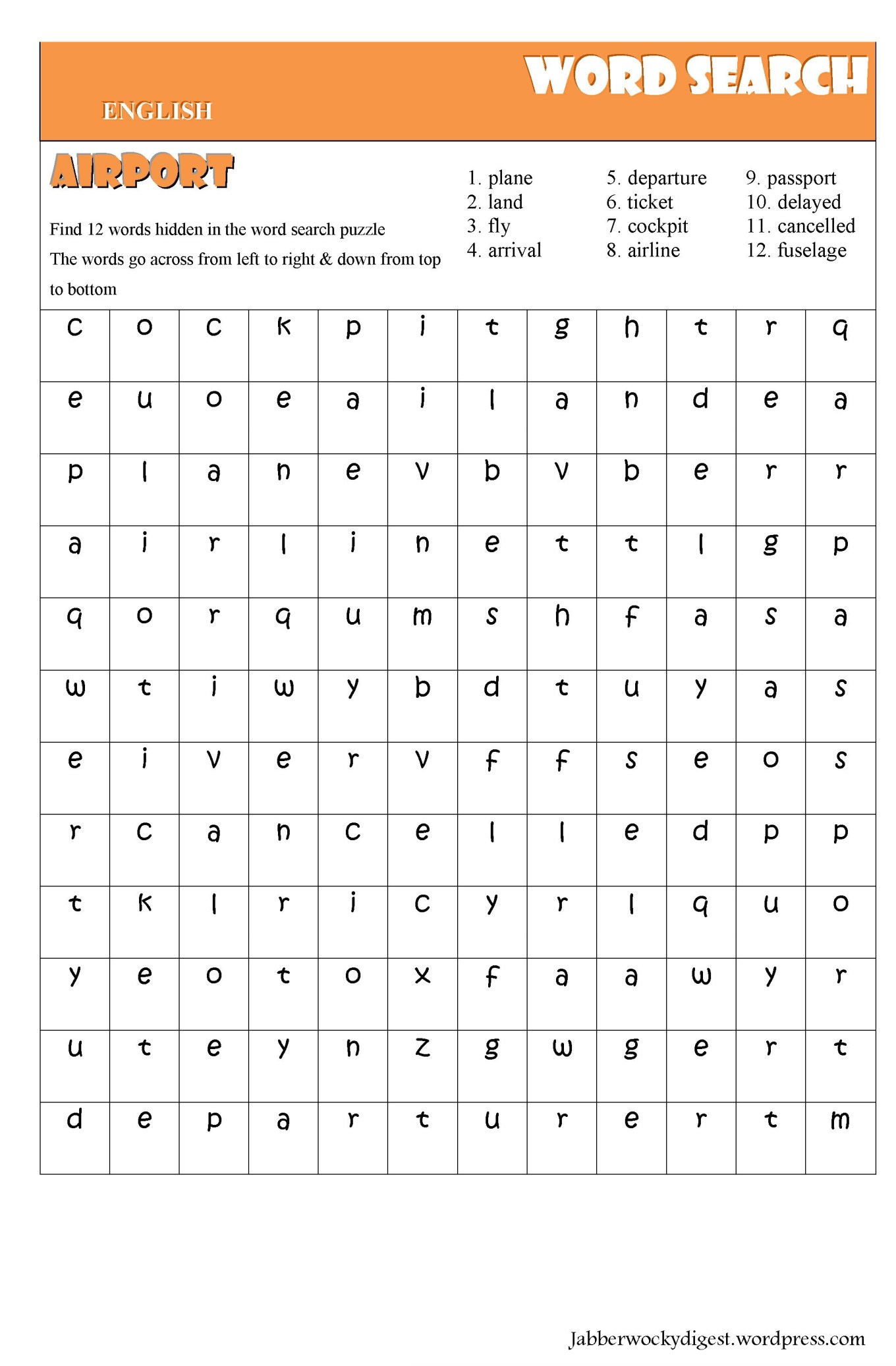 WORD SEARCH _airport_eng